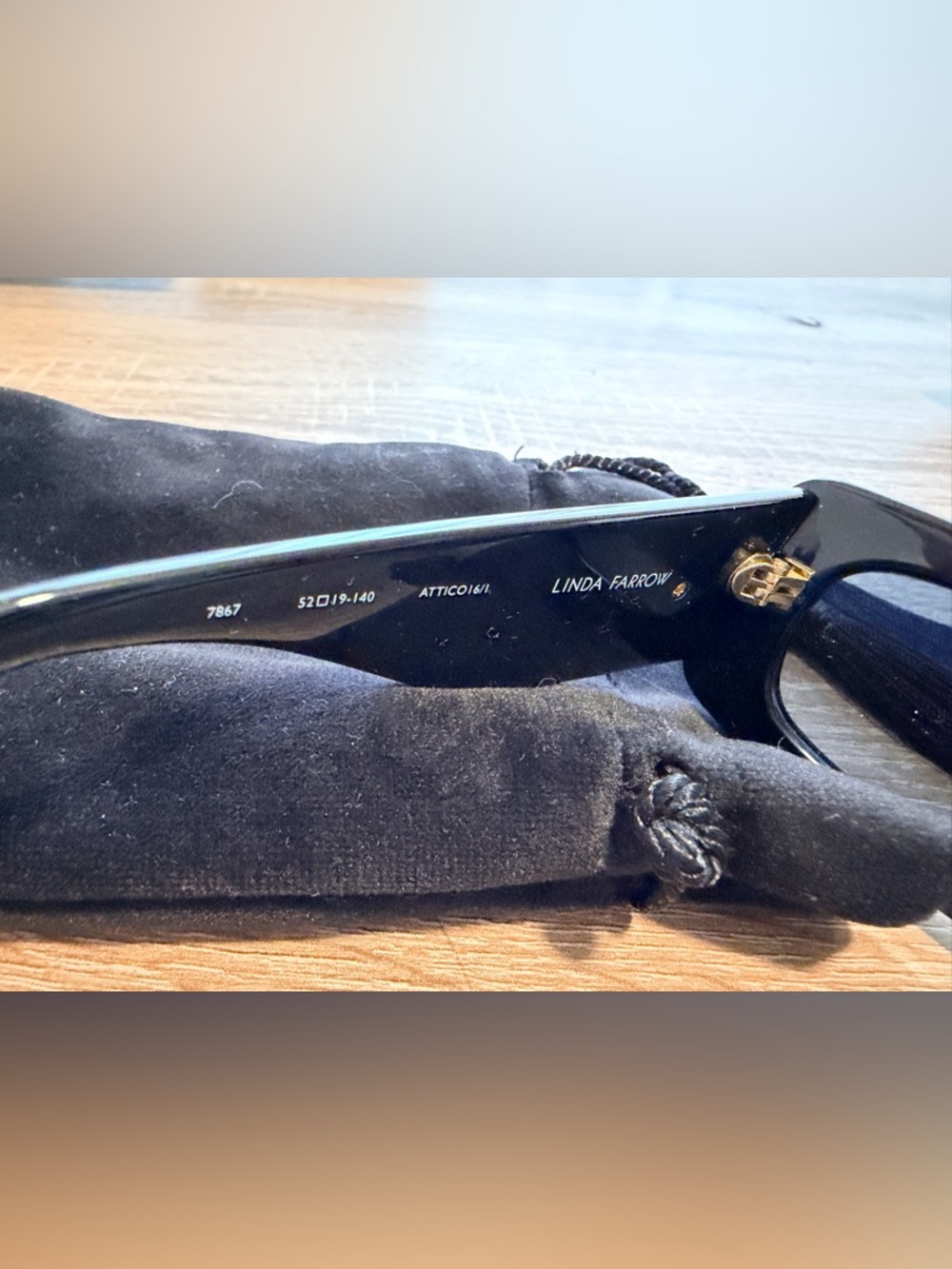 Linda Farrow x The Attico Mini Marfa Sunglasses - Picture 9 of 10